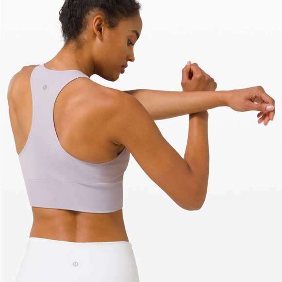 Lululemon ebb to train bra medium support c/d cup size 4 stargaze - Picture 3 of 8